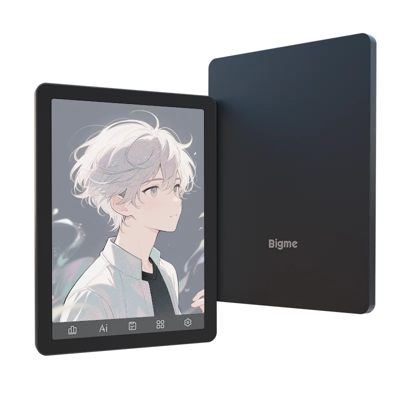 Bigme B6 Color Lite tampak depan dan belakang