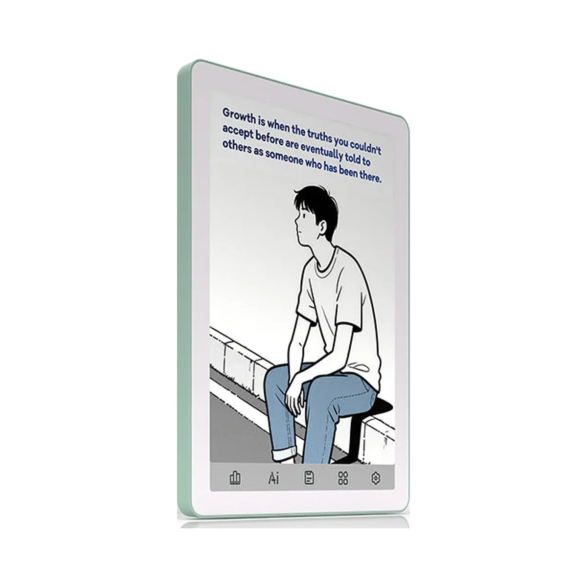 Bigme B6 Color warna hijau