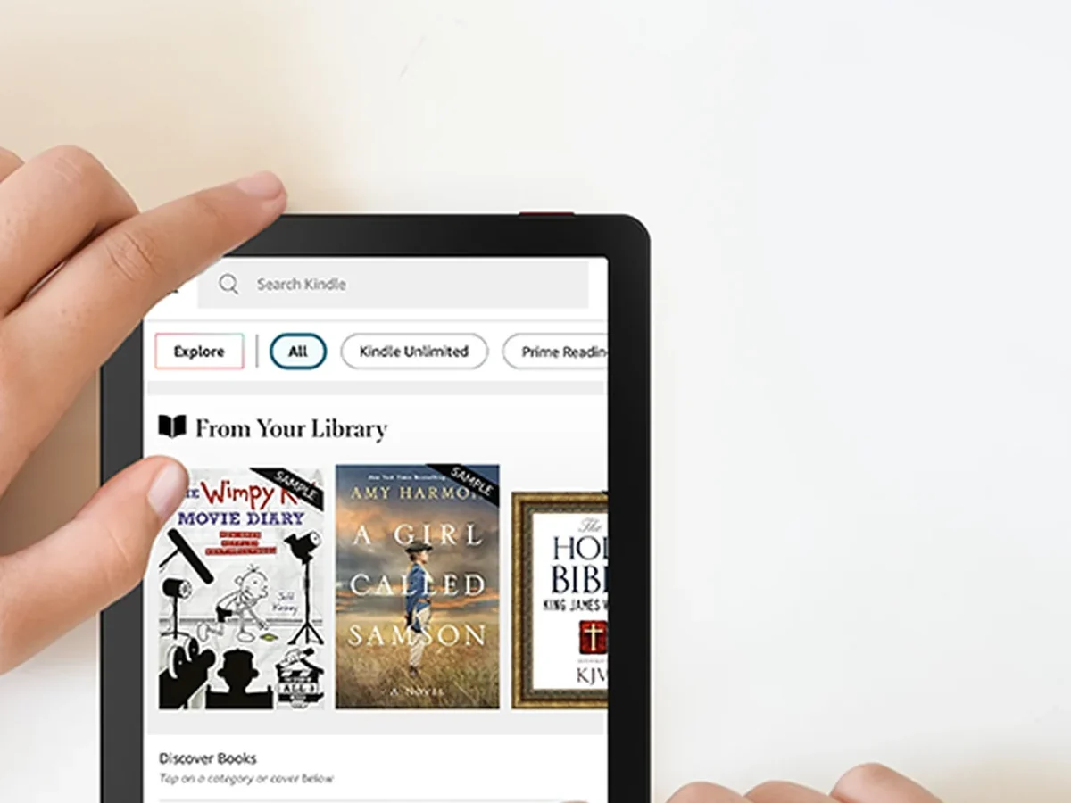 Aplikasi Kindle di Bigme B6 Color Lite