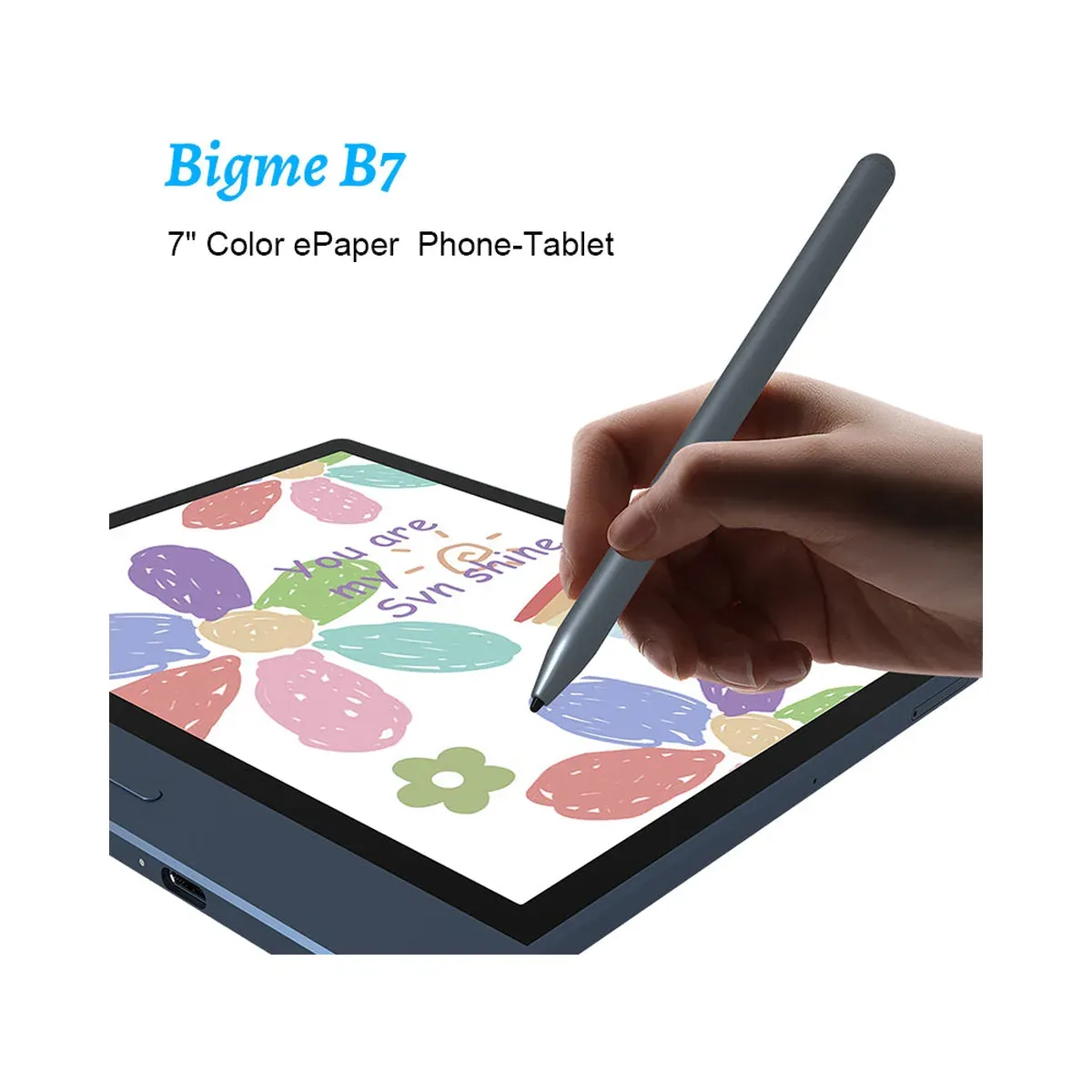 Bigme B7 layar warna 7 inci dengan stylus