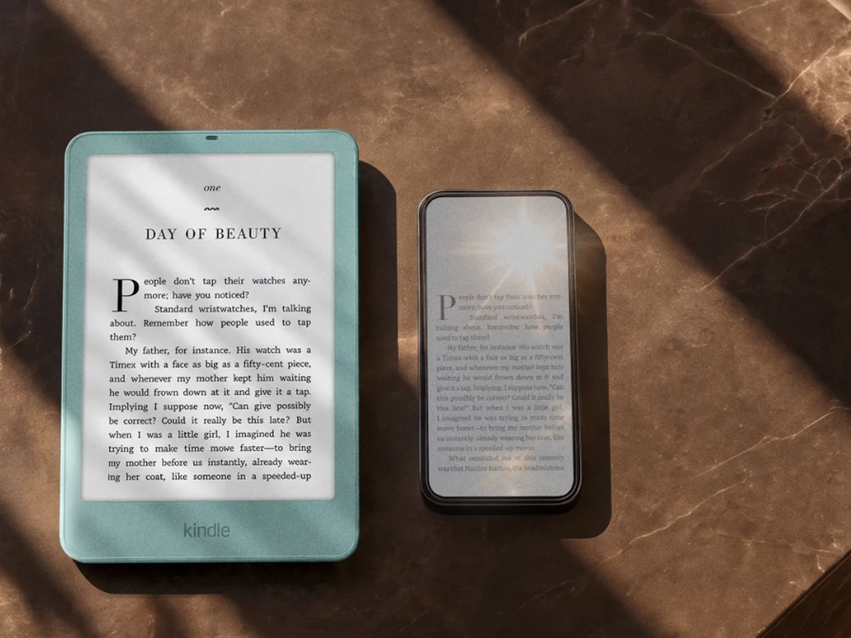 Kindle 6 inci di samping HP