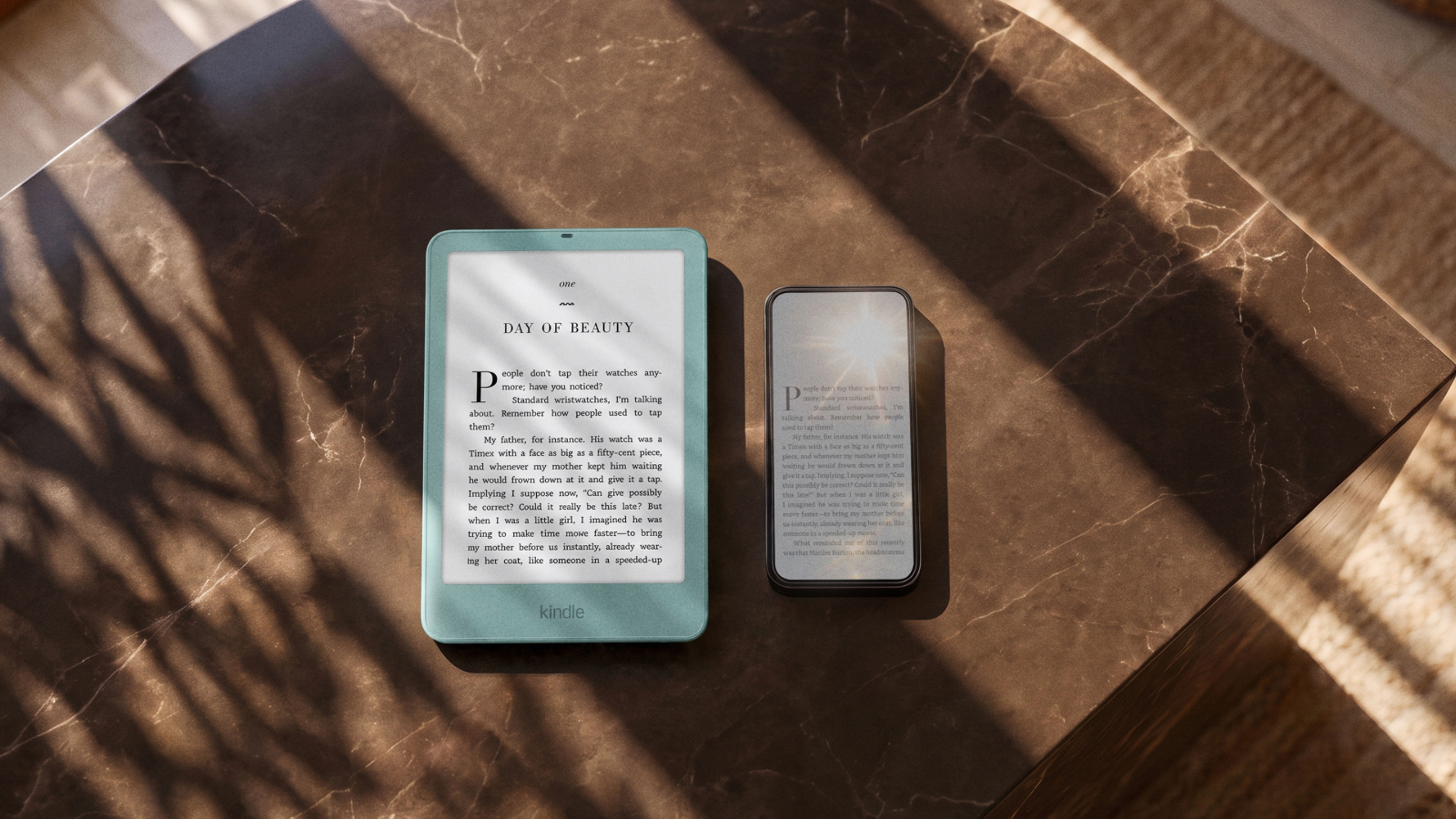 Kindle 2026 di samping HP