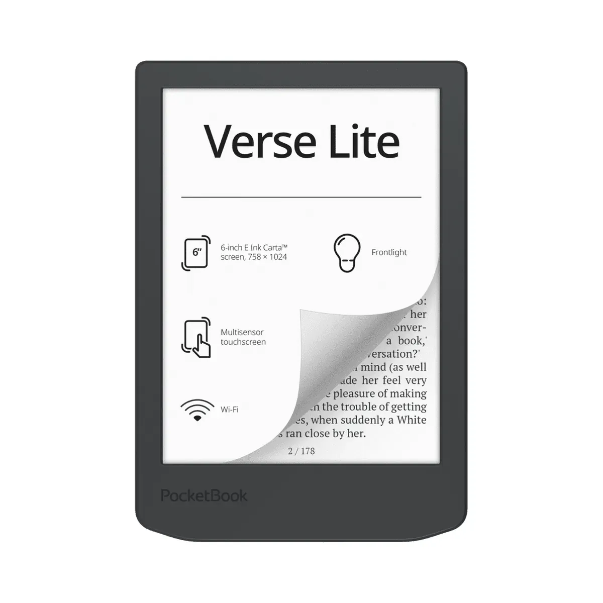 Verse Lite menampilkan halaman buku