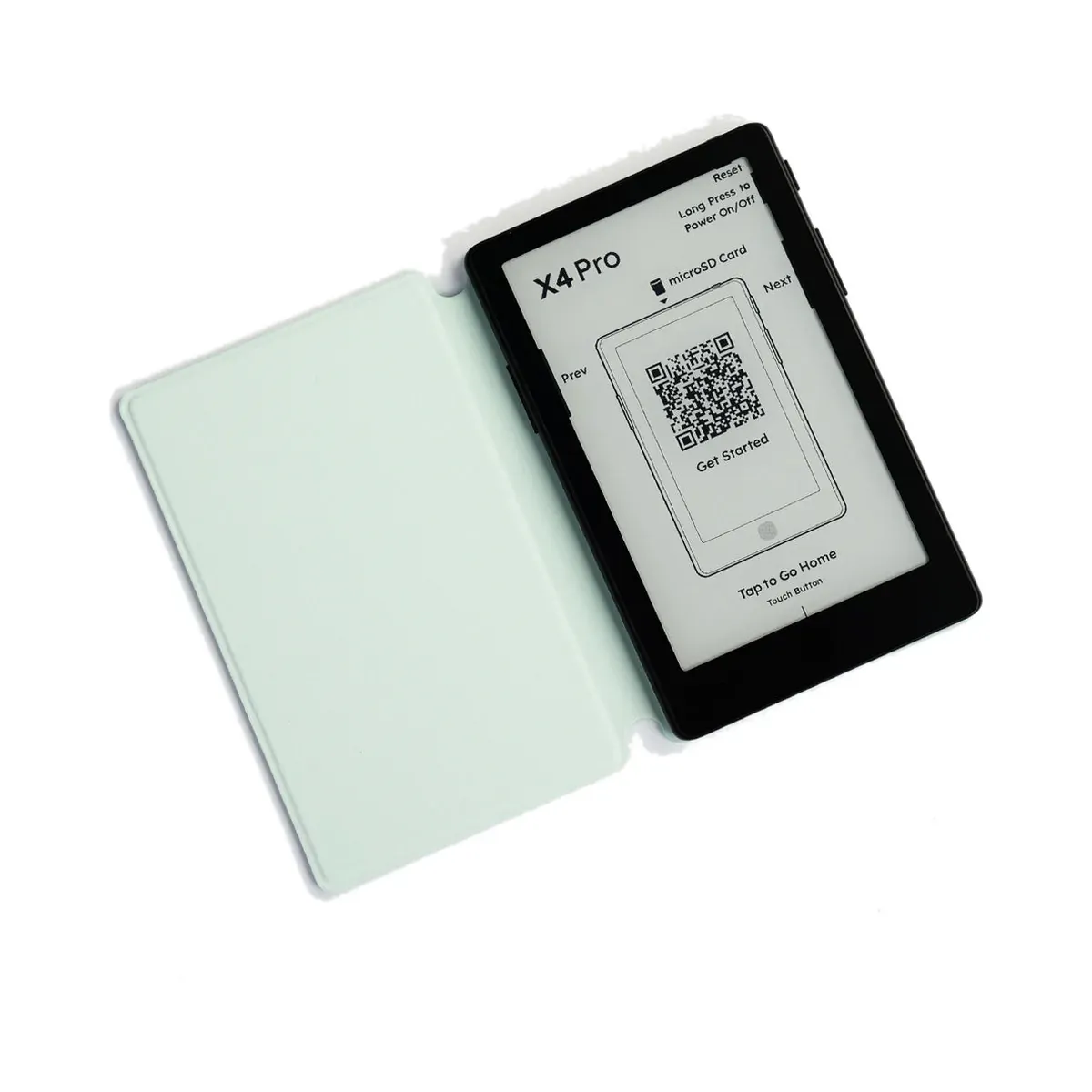 Xteink X4 Pro dengan case mint